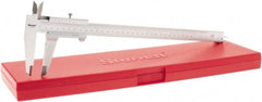 Starrett - 0 to 12" Stainless Steel Vernier Caliper - 0.02mm Graduation, 0.025 (Per 300mm)mm Accuracy - Exact Tooling