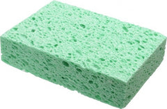 Made in USA - 6" Long x 3-1/2" Wide x 1" Thick Sponge/Scouring Pad - Medium-Duty, Green - Exact Tooling