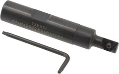 Kennametal - 0.354" Cut Diam, 0.47" Max Depth of Cut, 1/2" Shank Diam, Internal/External Indexable Thread Mill - Insert Style STN 10, 0.41" Insert Size, 1 Insert, Toolholder Style K035, 2.72" OAL - Exact Tooling