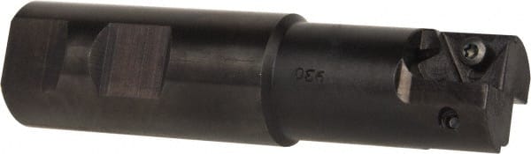 Kennametal - 1.024" Cut Diam, 1.69" Max Depth of Cut, 1" Shank Diam, Internal/External Indexable Thread Mill - Insert Style STN 16, 0.63" Insert Size, 2 Inserts, Toolholder Style K102, 4.02" OAL - Exact Tooling