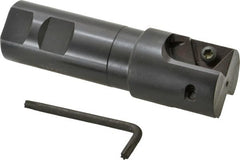 Kennametal - 1.654" Cut Diam, 1.77" Max Depth of Cut, 1-1/4" Shank Diam, Internal/External Indexable Thread Mill - Insert Style STN 27, 1.06" Insert Size, 2 Inserts, Toolholder Style K165, 4.65" OAL - Exact Tooling