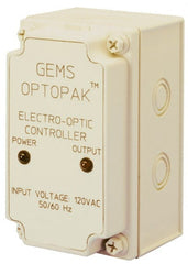 Gems Sensors - 158°F Max, Liquid Level Controller for Electro Optic Switches - Converts TTL Output Signal to an SPDT 5 Amp. Relay Output, SPDT, 5 Amps at 115 VAC Switch Logic - Exact Tooling