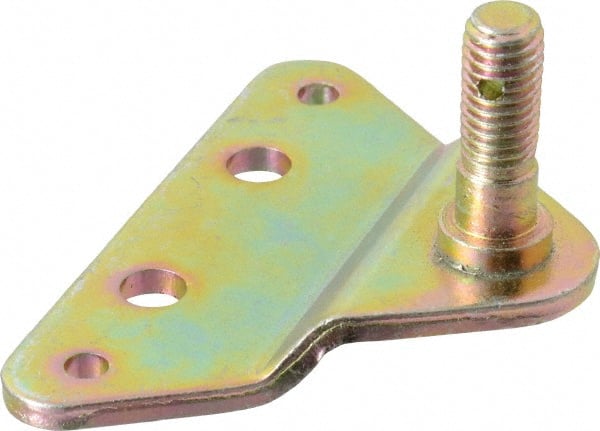 Value Collection - 0.39" Diam Yellow Zinc Offset Bracket - For Hydraulic Dampers & Gas Springs - Exact Tooling