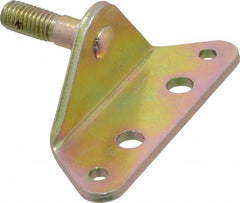 Value Collection - M8 x 1.25 Yellow Zinc Angle Bracket - For Hydraulic Dampers & Gas Springs - Exact Tooling