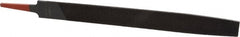 Simonds File - 12" Long, Bastard Cut, Flat American-Pattern File - Double Cut, 9/32" Overall Thickness, Tang - Exact Tooling