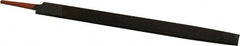 Simonds File - 14" Long, Bastard Cut, Flat American-Pattern File - Double Cut, 5/16" Overall Thickness, Tang - Exact Tooling