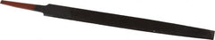 Simonds File - 6" Long, Bastard Cut, Mill American-Pattern File - Single Cut, 7/64" Overall Thickness, Tang - Exact Tooling