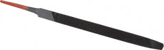 Simonds File - 6" Long, Bastard Cut, Taper American-Pattern File - Single Cut, 15/32" Overall Thickness, Tang - Exact Tooling