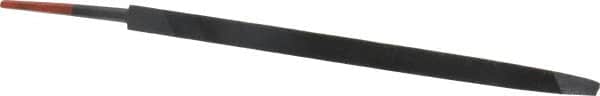 Simonds File - 6" Long, Bastard Cut, Taper American-Pattern File - Single Cut, 0.3438" Overall Thickness, Tang - Exact Tooling