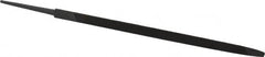 Simonds File - 6" Long, Bastard Cut, Taper American-Pattern File - Single Cut, 9/32" Overall Thickness, Tang - Exact Tooling