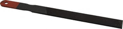 Simonds File - 8" Long, Bastard Cut, Smooth Cut, American-Pattern File - Single, Double Cut, 3/16" Overall Thickness, Handle - Exact Tooling