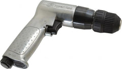 Ingersoll-Rand - 3/8" Reversible Keyless Chuck - Pistol Grip Handle, 2,000 RPM, 4 CFM, 0.5 hp, 85 psi - Exact Tooling