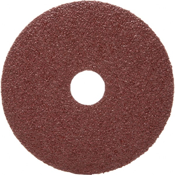 3M - 4-1/2" Diam 7/8" Hole 36 Grit Fiber Disc - Very Coarse Grade, Ceramic, 13,300 Max RPM, Series 983C - Exact Tooling