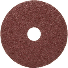 3M - 4-1/2" Diam 7/8" Hole 36 Grit Fiber Disc - Very Coarse Grade, Ceramic, 13,300 Max RPM, Series 983C - Exact Tooling