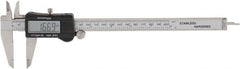 Value Collection - 0 to 200mm Range, 0.01mm Resolution, Electronic Caliper - Steel with Steel Jaws, 0.001" Accuracy - Exact Tooling