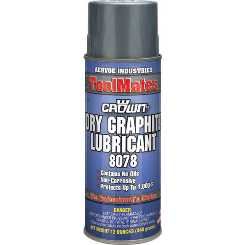 Dry Graphite Lubricant & Parting Compound - 12 oz Aerosol - Exact Tooling