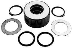 Allied Machine and Engineering - 1/2 NPT, 2-1/2" ID x 4" OD, Rotary Coolant Adapter for Indexable Tools - 1-3/4" Thick, 1/2 NC" Drive Rod Thread, Series T-A - Exact Tooling