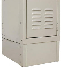 Hallowell - 15" Wide x 6" High, Locker Closed Front Base - Exact Tooling