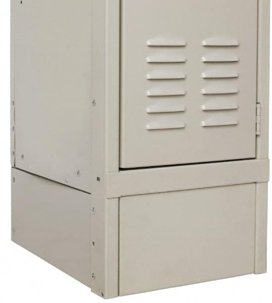 Hallowell - 6" High x 21" Deep, Locker Closed Side Base - Exact Tooling