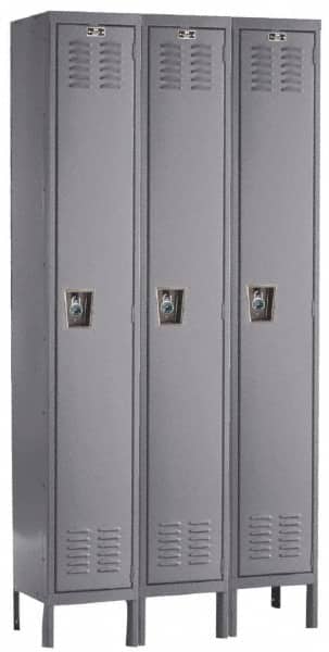 Hallowell - 3 Door, 1 Tier, Ready-Built Wardrobe & Box Lockers - Exact Tooling