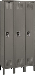 Hallowell - 3 Door, 1 Tier, Ready-Built Wardrobe & Box Lockers - Exact Tooling