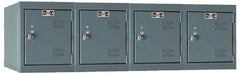 Hallowell - 4 Door, 4 Horizontal Tier, Premium Box Lockers - Exact Tooling