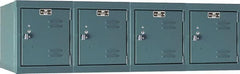 Hallowell - 4 Door, 4 Horizontal Tier, Premium Box Lockers - Exact Tooling