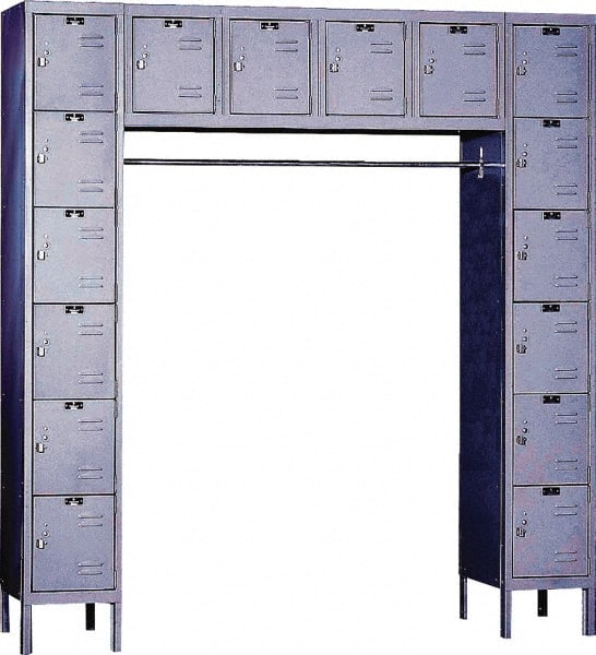 Hallowell - 16 Door, 16 Tier, Premium Box Lockers - Exact Tooling