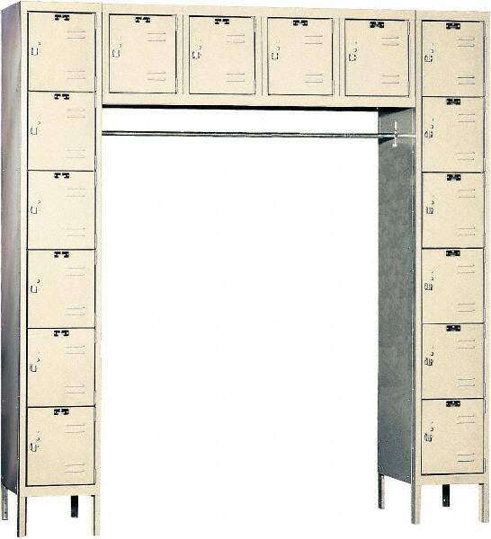 Hallowell - 16 Door, 16 Tier, Premium Box Lockers - Exact Tooling