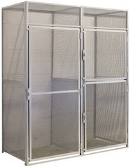 Hallowell - 1 Door, 1 Tier, Bulk Storage Lockers - Exact Tooling