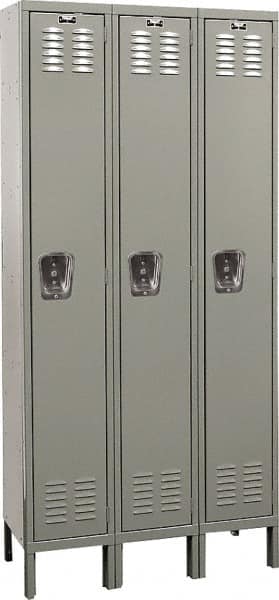 Hallowell - 3 Door, 1 Tier, Premium Wardrobe Lockers - Exact Tooling