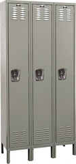 Hallowell - 3 Door, 1 Tier, Premium Wardrobe Lockers - Exact Tooling