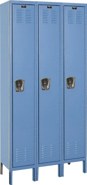 Hallowell - 3 Door, 1 Tier, Premium Wardrobe Lockers - Exact Tooling