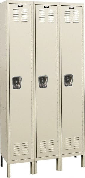 Hallowell - 3 Door, 1 Tier, Premium Wardrobe Lockers - Exact Tooling