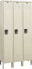 Hallowell - 3 Door, 1 Tier, Premium Wardrobe Lockers - Exact Tooling
