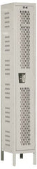 Hallowell - 1 Door, 1 Tier, Heavy-Duty Ventilated Wardrobe & Box Lockers - Exact Tooling