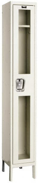 Hallowell - 1 Door, 1 Tier, Safety-View Wardrobe Lockers - Exact Tooling