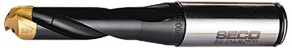 Seco - 10 to 10.49mm Diam, 3xD, 1.18" Max Depth, 5/8" Shank Diam, 1-1/2" Flute, 3.976" OAL, Replaceable Tip Drill - SD100 Insert, SD103 Toolholder, Series SD103 - Exact Tooling