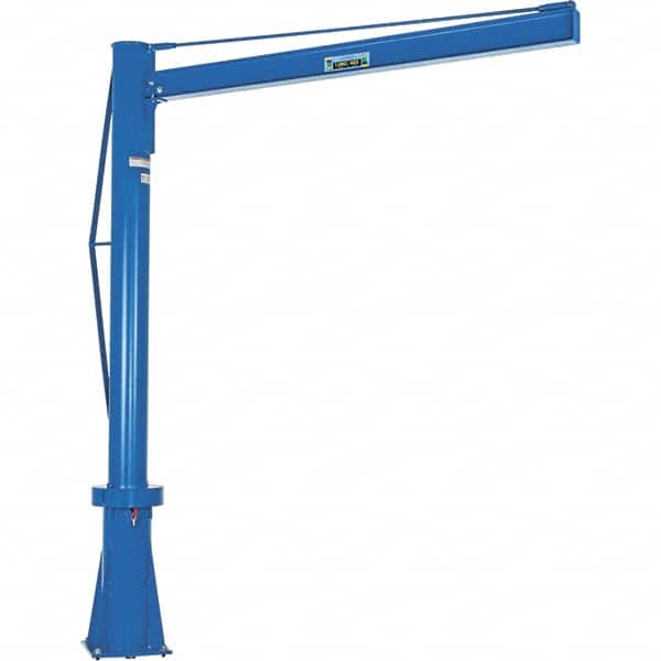 Vestil - 1,000 Lb Load Capacity, Steel Jib Crane - 8' Span - Exact Tooling