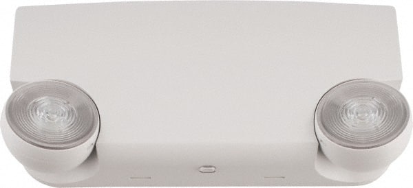 Cooper Lighting - 2 Head, 120-277 VAC, Thermoplastic, LED Emergency Lighting Unit - 0.78 Watt, 2-5/16 Inch Long x 9 Inch Wide x 4-1/2 Inch High, Sealed Nickel Cadmium Battery - Exact Tooling