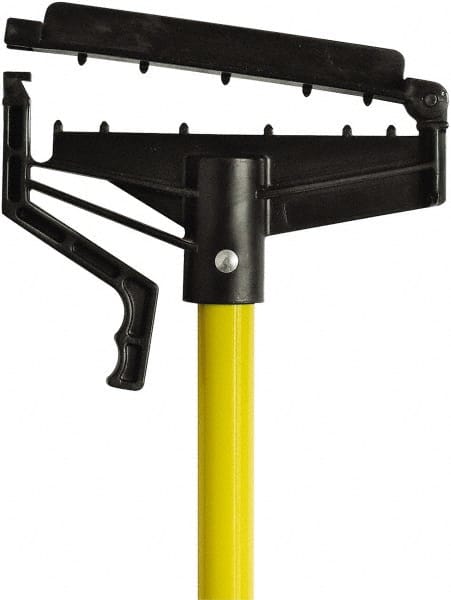 PRO-SOURCE - 60" Swivel Fiberglass Quick Connect Mop Handle - 1" Handle Diam, Plastic Connector, Use with Wet Mops - Exact Tooling
