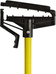 PRO-SOURCE - 60" Swivel Fiberglass Quick Connect Mop Handle - 1" Handle Diam, Plastic Connector, Use with Wet Mops - Exact Tooling