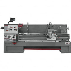 Jet - 22" Swing, 80" Between Centers, 230 Volt, Triple Phase Engine Lathe - 10 hp, 3-1/8" Bore Diam, 40" Deep x 48-7/8" High x 136-1/8" Long - Exact Tooling