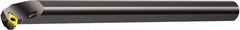 Sandvik Coromant - 32mm Min Bore Diam, 306.8mm OAL, 25mm Shank Diam, A..SDXCR/L Indexable Boring Bar - DCMT 3(2.5)2, DCMT 11 T3 08 Insert, Screw or Clamp Holding Method - Exact Tooling