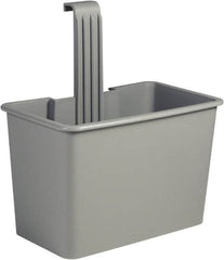 Unger - 8 Gal Polypropylene Side Bucket - Gray, For Use with SCFPG, COMBR, COMBG - Exact Tooling