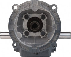 Boston Gear - 3-3/4 Centerline Distance, 20:1, 88 RPM Output, 5.95 Input Horsepower, 3,707 Lbs. Max Torque, Speed Reducer - Part No. F738-20-B9-H, Double Shaft Left & Right, 1-1/8" Bore, 7.63" High, 180TC NEMA - Exact Tooling