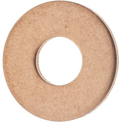 Value Collection - Copper Standard Flat Washer - 0.2031" ID x 1/2" OD, Plain Finish - Exact Tooling