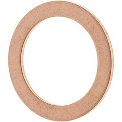 Value Collection - 1/2 SAE, 33/64" ID x 45/64" OD Oil Drain Plug Gasket - 1/32" Thick, Copper - Exact Tooling