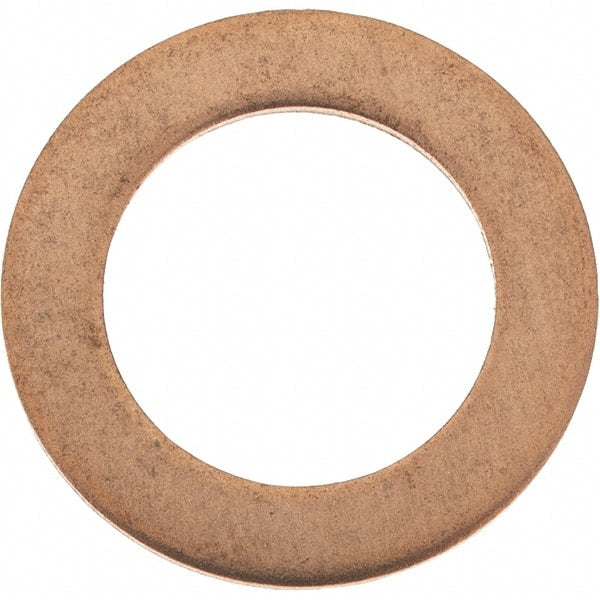 Value Collection - 7/16 SAE, 29/64" ID x 11/16" OD Oil Drain Plug Gasket - 1/32" Thick, Copper - Exact Tooling