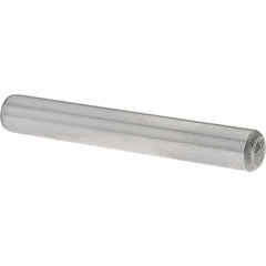 Value Collection - 1/4" Diam x 1-3/4" Pin Length Grade 8 Alloy Steel Standard Dowel Pin - C 50-58 Hardness, 12,800 Lb Breaking Strength, 1 Beveled & 1 Rounded End - Exact Tooling